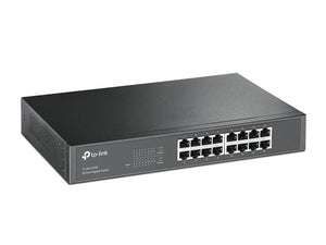 TP-Link TL-SG1016D commutateur réseau Non-géré L2 Gigabit Ethernet (10/100/1000) Noir
