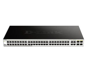 D-Link DGS-1210-52 Géré L2 Gigabit Ethernet (10/100/1000) 1U Noir