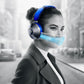 Dyson Zone Casque Avec fil &sans fil Arceau Appels/Musique USB Type-C Bluetooth Bleu