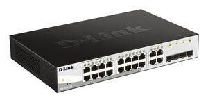 D-Link DGS-1210-20 Géré L2 Gigabit Ethernet (10/100/1000) 1U Noir
