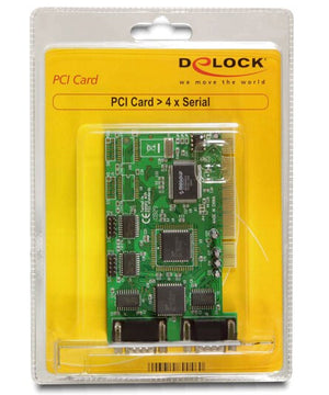 DeLOCK PCI Card 4x Serial carte et adaptateur d'interfaces