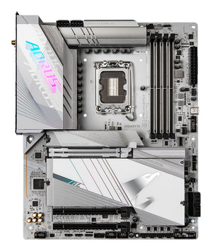 GIGABYTE Z790 AORUS PRO X Carte mère - Prend en charge les processeurs Intel de 14e génération, VRM 18+1+2 phases, jusqu'à 8266 MHz DDR5 (OC), 1xPCIe 5.0 + 4xPCIe 4.0 M.2, Wi-Fi 7, LAN 5GbE, USB 3.2 Gen 2x2