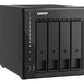 QNAP TS-453E NAS Tower Intel® Celeron® J6412 8 Go 0 To QNAP QTS Noir