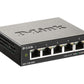 D-Link DGS-1100-05V2/E commutateur réseau Géré L2 Gigabit Ethernet (10/100/1000) Noir