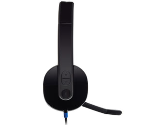 Logitech H540 USB Computer Headset Avec un son haute définition et des commandes sur l'oreillette
