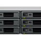 Synology SA SA3610 serveur de stockage NAS Rack (2 U) Intel® Xeon® D-1567 16 Go DDR4 0 To DiskStation Manager Noir, Gris