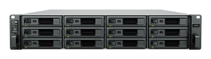 Synology SA SA3610 serveur de stockage NAS Rack (2 U) Intel® Xeon® D-1567 16 Go DDR4 0 To DiskStation Manager Noir, Gris