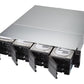 QNAP TL-R1200C-RP Boîtier de disques de stockage Boîtier disque dur/SSD Noir, Gris 2.5/3.5"
