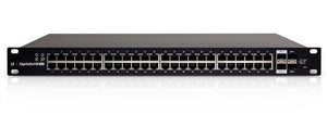 Ubiquiti ES-48-500W commutateur réseau Géré L2/L3 Gigabit Ethernet (10/100/1000) Connexion Ethernet, supportant l'alimentation via ce port (PoE) 1U Noir