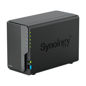 Synology DiskStation DS224+ serveur de stockage NAS Bureau Intel® Celeron® J4125 2 Go DDR4 0 To Noir