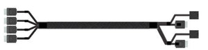 Intel AXXCBL625CVCX changeur de genre de câble 4 x OCuLink SFF-8611 Noir