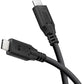 Goobay 74200 câble USB USB 3.2 Gen 1 (3.1 Gen 1) 1 m USB C Noir