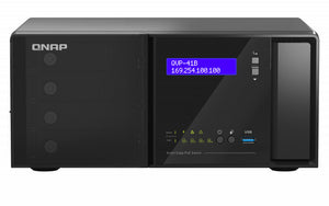 QNAP QVP-41B-8G-P Enregistreur vidéo sur réseau Noir