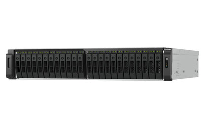 QNAP TS-H3077AFU-R7-64G serveur de stockage NAS Rack (2 U) AMD Ryzen™ 5 64 Go DDR5 0 To QuTS hero Noir, Métallique