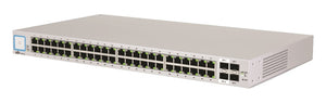 Ubiquiti UniFi US-48-500W commutateur réseau Géré Gigabit Ethernet (10/100/1000) Connexion Ethernet, supportant l'alimentation via ce port (PoE) 1U Argent
