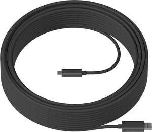Logitech 939-001802 câble USB USB 3.2 Gen 2 (3.1 Gen 2) 25 m USB A USB C Graphite