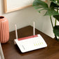 Box FRITZ! 6850 5G routeur sans fil Gigabit Ethernet Bi-bande (2,4 GHz / 5 GHz) Noir, Rouge, Blanc
