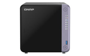 QNAP TS-432X-4G serveur de stockage NAS Tower Alpine Alpine AL-524 4 Go DDR4 QNAP QTS Noir