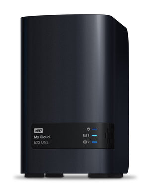 Western Digital My Cloud EX2 Ultra NAS Bureau Marvell Armada 385 1 Go DDR3 4 To HDD My Cloud OS Noir