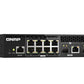QNAP QSW-M2108R-2C commutateur réseau Géré L2 2.5G Ethernet (100/1000/2500) Connexion Ethernet, supportant l'alimentation via ce port (PoE) Noir