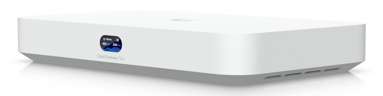 Ubiquiti UCG-Fiber (30W) entrée et régulateur 10, 100, 1000, 2500, 10000 Mbit/s