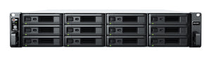 Synology RackStation RS2423+ serveur de stockage NAS Rack (2 U) Ryzen Embedded V1780B 8 Go DDR4 0 To DiskStation Manager Noir, Gris