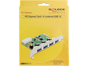 DeLOCK 89363 carte et adaptateur d'interfaces Interne USB 3.2 Gen 1 (3.1 Gen 1)