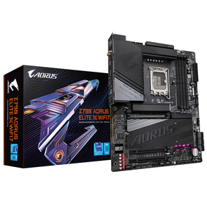 GIGABYTE Z790 AORUS ELITE X WIFI7 Carte mère - Compatible avec Intel 14th Gen CPUs, 16+1+2 phases VRM, up to 8266MHz DDR5 (OC), 3xPCIe 4.0 M.2, Wi-Fi 7, 2.5GbE LAN, USB 3.2 Gen 2x2