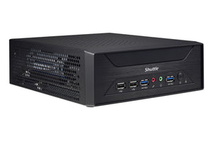 Shuttle XPC slim Barebone XH510G - S1200, Intel H510, 1xDP, 1xHDMI, 1x PCI-E 16X, 1x LAN, 1x 2.5", 2x M.2, fonctionnement permanent 24/7