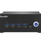 Shuttle Nano PC NA10H7, AMD Ryzen™ 7-8845HS APU, Radeon 780M , 2xHDMI, 2xUSB 4.0 (DP), 2x2.5Gbit LAN, VESA, 24/7