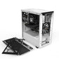be quiet! Pure Base 500 blanc | Boîtier PC, Mini ATX / Micro ATX / ATX, 2 ventilateurs Pure Wings 2 140 mm