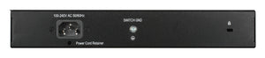 D-Link DGS-1008MP commutateur réseau Non-géré Gigabit Ethernet (10/100/1000) Connexion Ethernet, supportant l'alimentation via ce port (PoE) 1U Noir